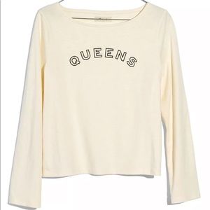 Madewell QUEENS Bell Sleeve Sweater